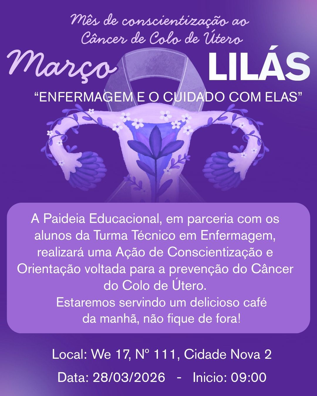 Ação de Combate ao Câncer de Colo de Útero